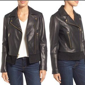 Genuine Leather Moto Jacket! Perfect condition